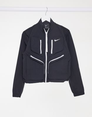 nike tech black jacket