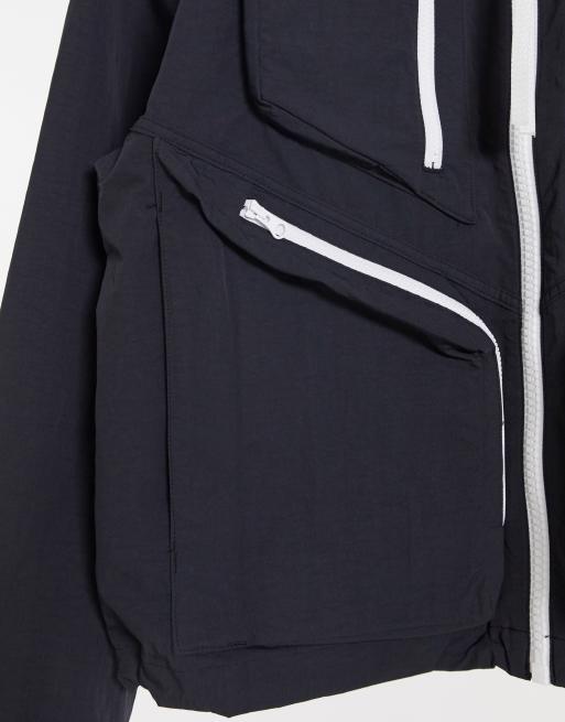 Nike tech pack utility jacket in black sale