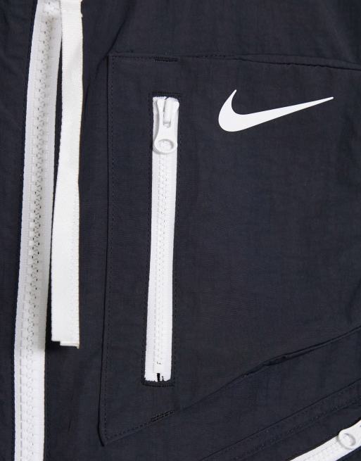 Nike tech pack utility jacket in black