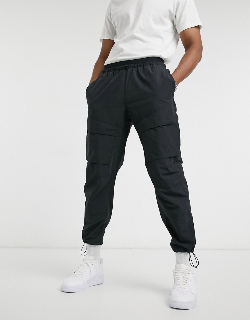 Nike Tech Pack woven cargo joggers in black