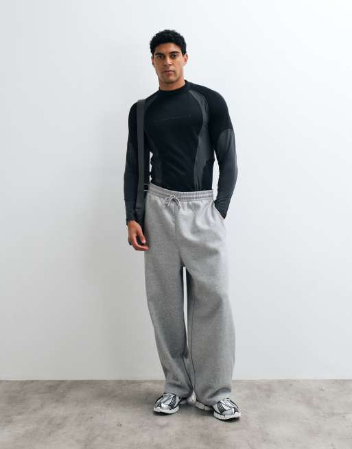 Nike Tech Pro Dri-FIT langärmliges Oberteil in Schwarz und Grau, 2 von 5