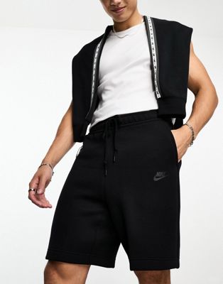 Nike Tech Fleece shorts in black - ASOS Price Checker