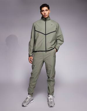 Nike Tech Shori joggers in light khaki