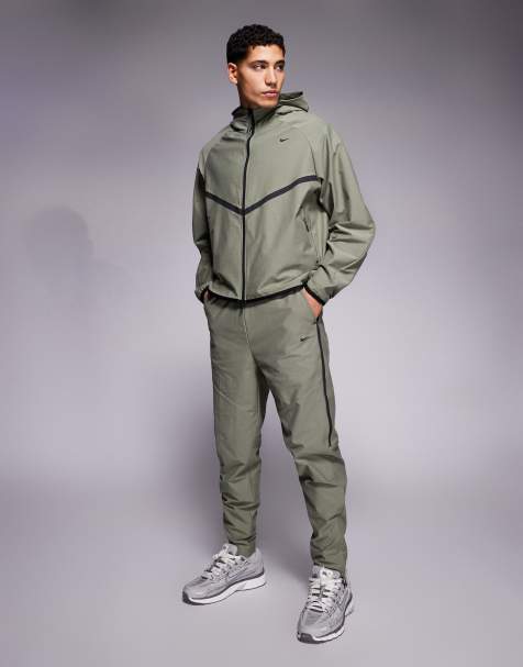 Nike Tech Shori Tracksuit in light khaki - view 1