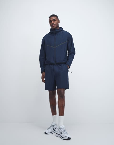 Nike - Tech Shori - Tuta sportiva corta blu navy - view 1