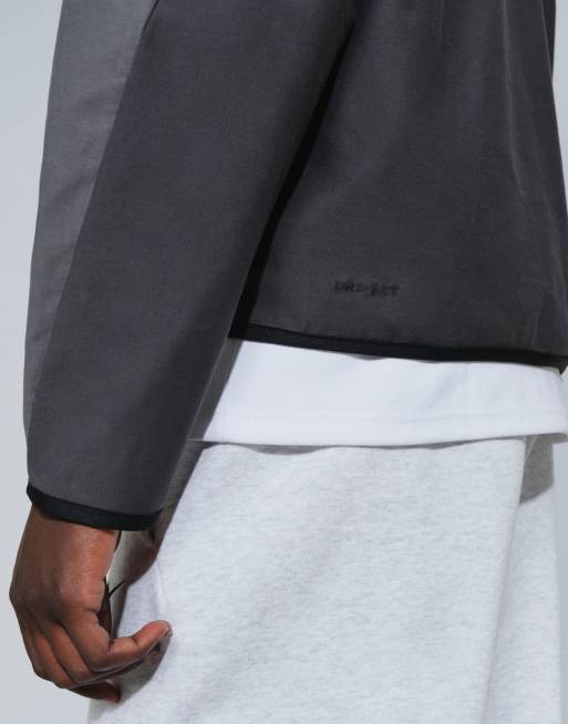 Nike Tech Shori veste windrunner en maille zippée intégrale multigris, 4 de 9