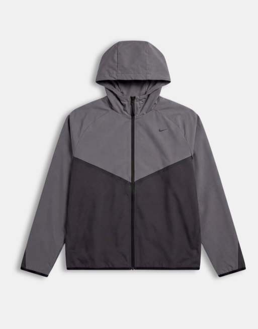 Nike Tech Shori veste windrunner en maille zippée intégrale multigris, 6 de 9