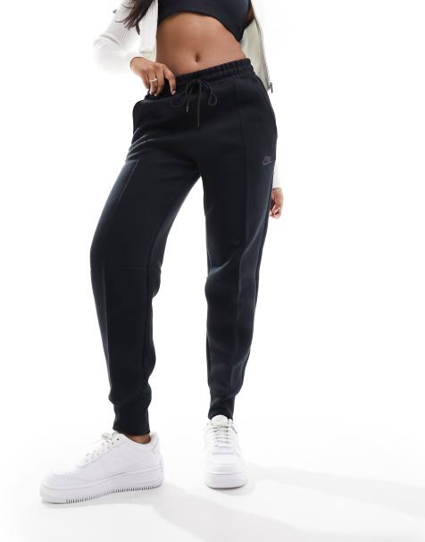 Nike Tech - sorte fleecejoggingbukser - view 1