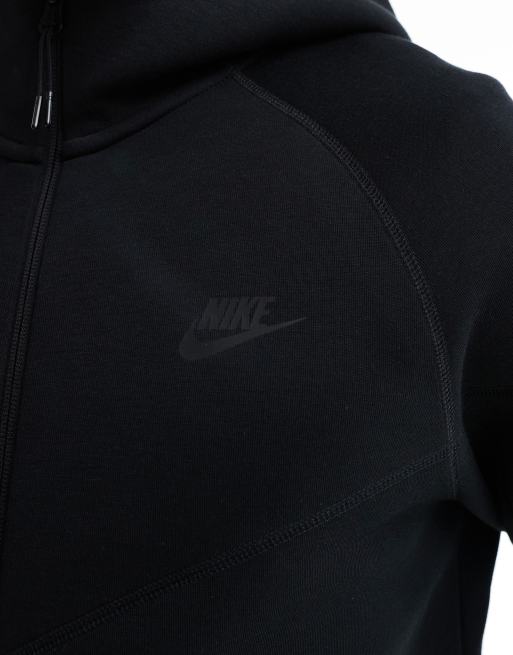 Nike - Tech - sweat à capuche en polaire à fermeture éclair - Noir, 4 de 4