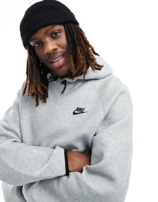 Nike - Tech - Sweat à capuche - Gris