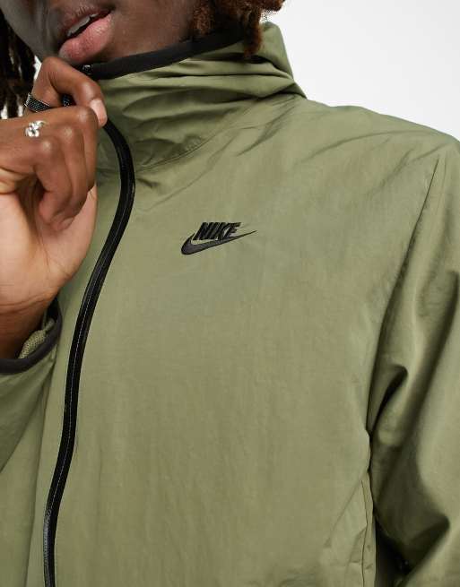 Olive green nike store coat