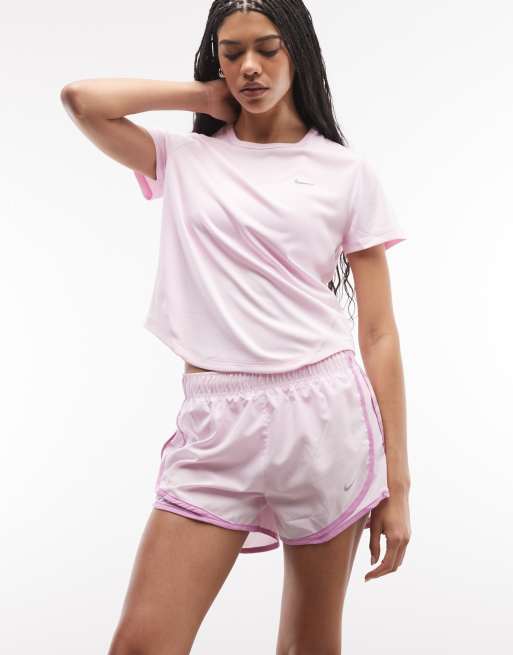 Nike Tempo Running Dri-Fit 3 inch shorts in light pink , 5 of 5