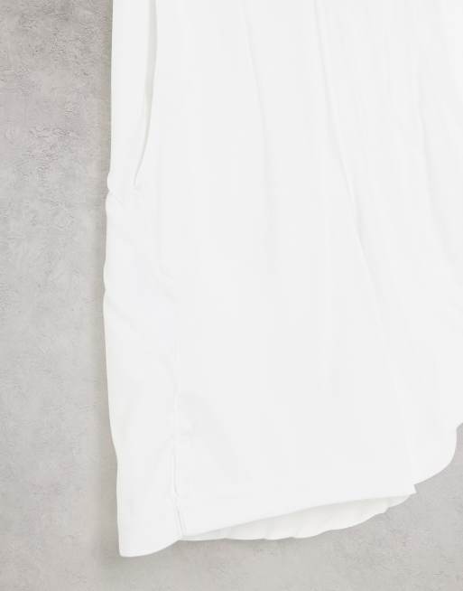 Nike Tennis 7 inch shorts in white, 4 of 4