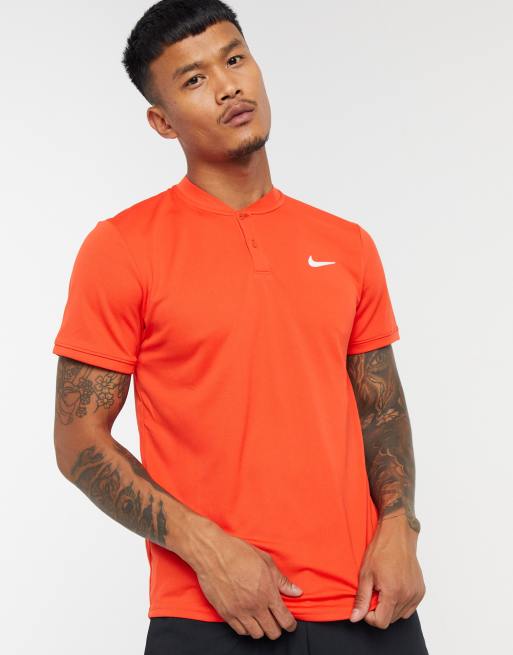 Nike tennis best sale shirt orange