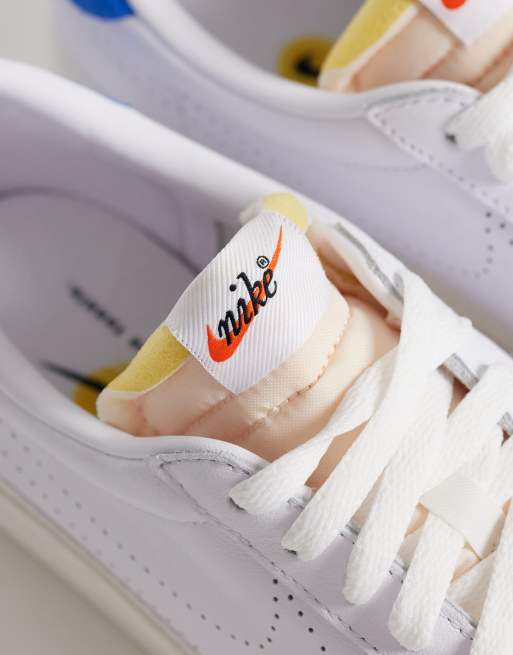 Nike – Tennis Classic AC Smash – Biało-niebieskie buty sportowe, 4 z 5