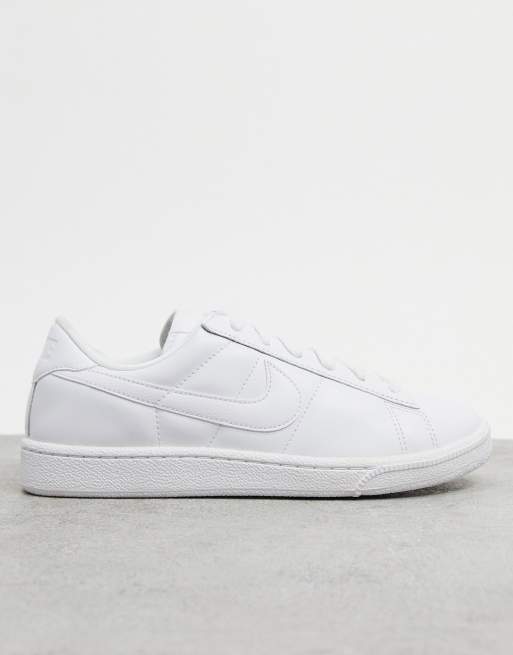 All white shop tennis shoes nike