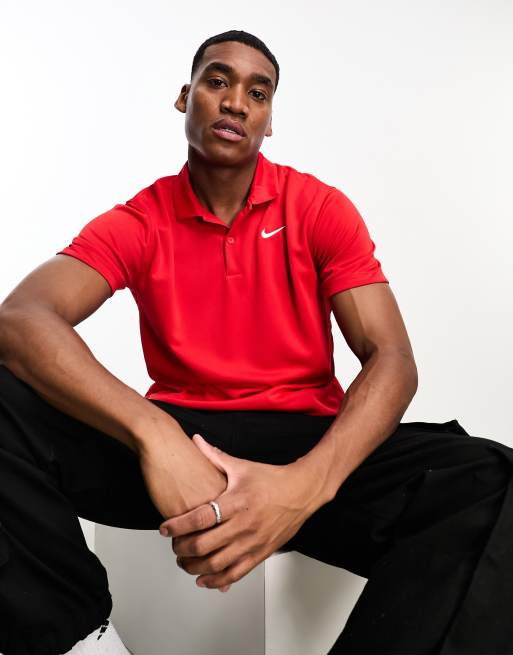 Red dri best sale fit polo shirts