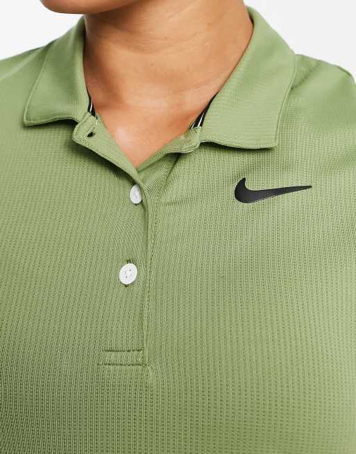 Olive green 2025 nike polo