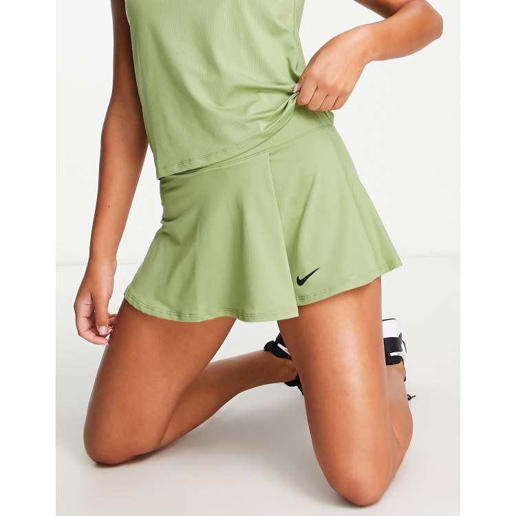 Green nike cheap tennis skirt