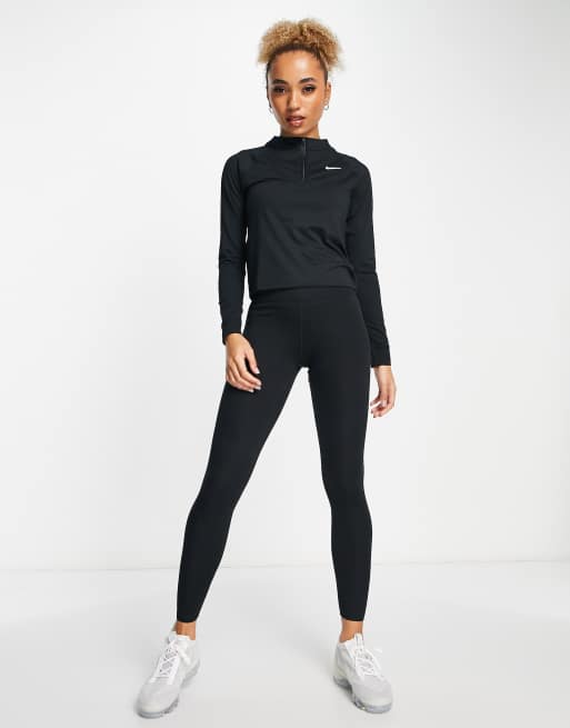 Nike Tennis Victory Dri-FIT long sleeve half-zip top in