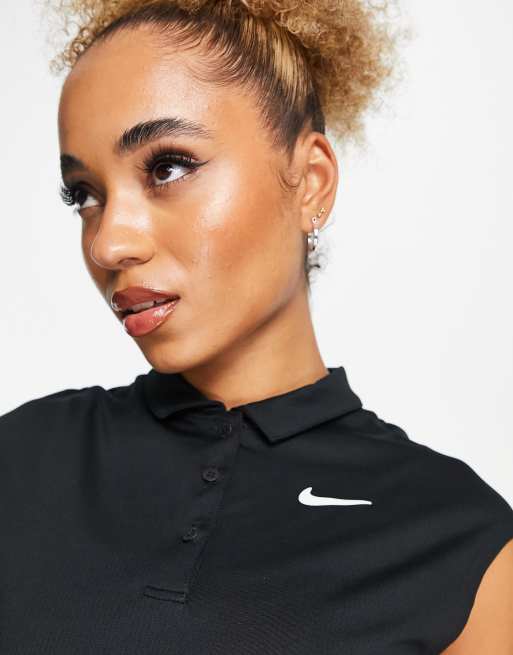 Nike women's dri fit polo clearance shirts