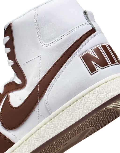 Nike Terminator high sneakers in brown and white | ASOS