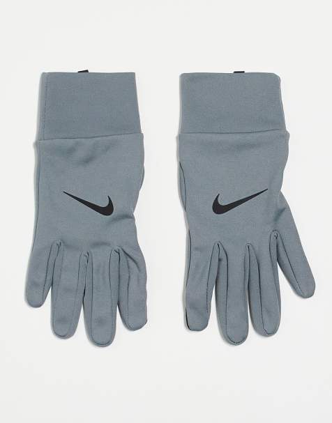 Nike therma-fit fleece gloves in grey - view 1