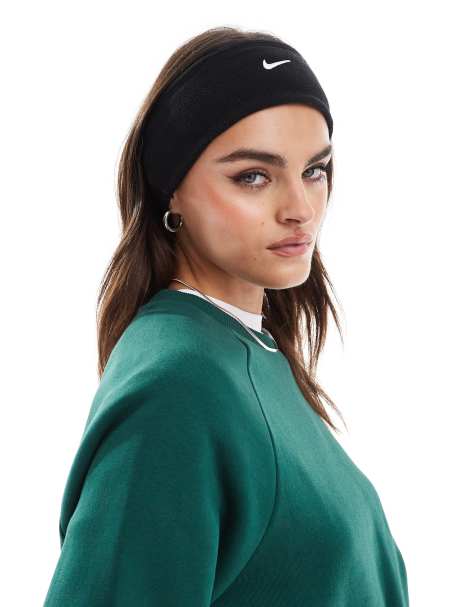 Nike Therma-Fit fleece headband in black - view 1