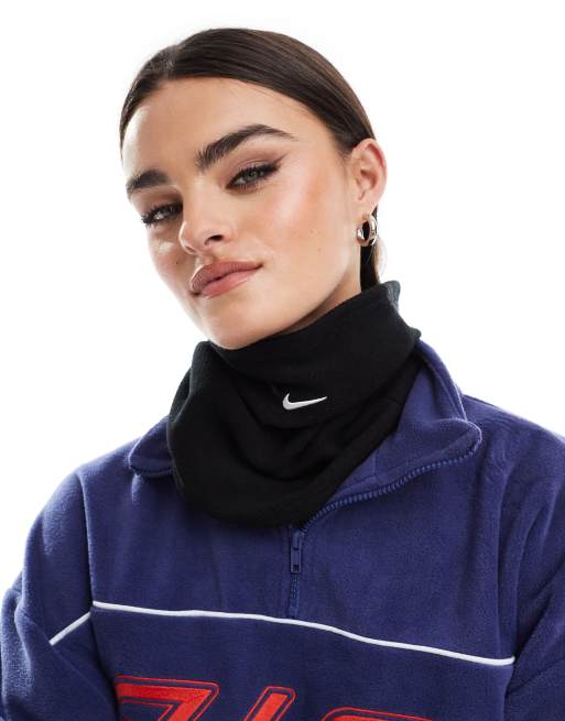 Nike Therma Fit fleece neck warmer in black ASOS