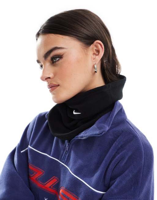 Nike Therma Fit fleece neck warmer in black ASOS