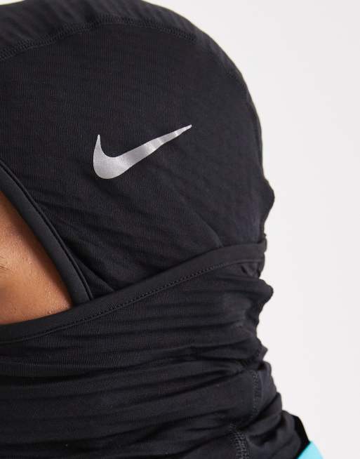 Nike - Therma-Fit - Nekwarmer met capuchon van fleece in zwart, 2 van 3
