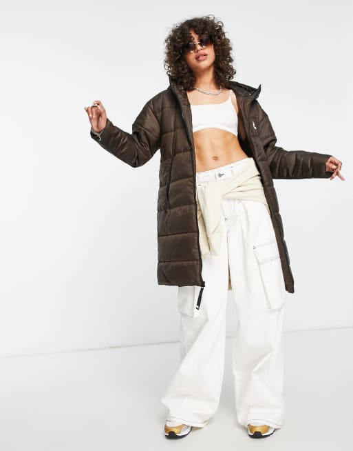 Nike Therma-FIT Repel parka in dark brown | ASOS
