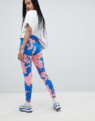 nike tie dye print leggings