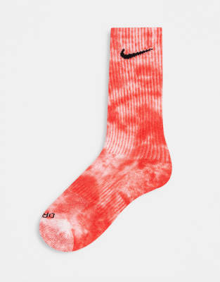 nike red white and blue socks