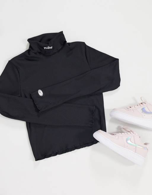 Nike Top c tel manches longues avec col roul ASOS