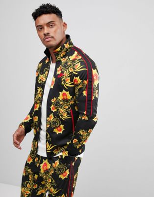 adidas floral tracksuit mens