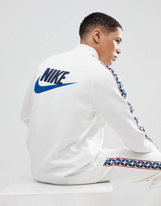 Nike taped cheap side stripe tracksuit