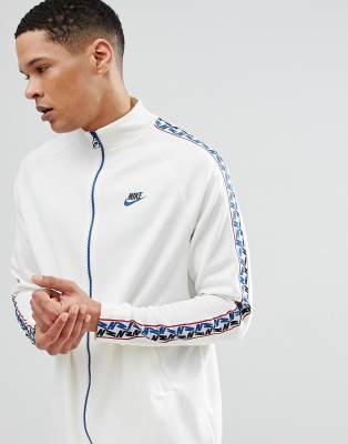 nike track jacket with taped side stripe