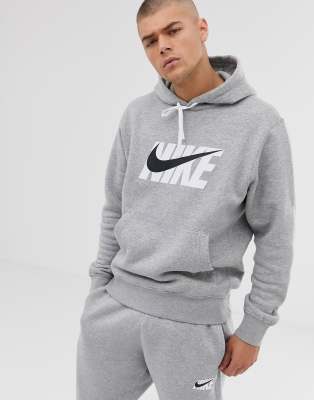 grey nike tracksuit set