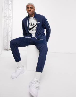 navy nike tracksuit