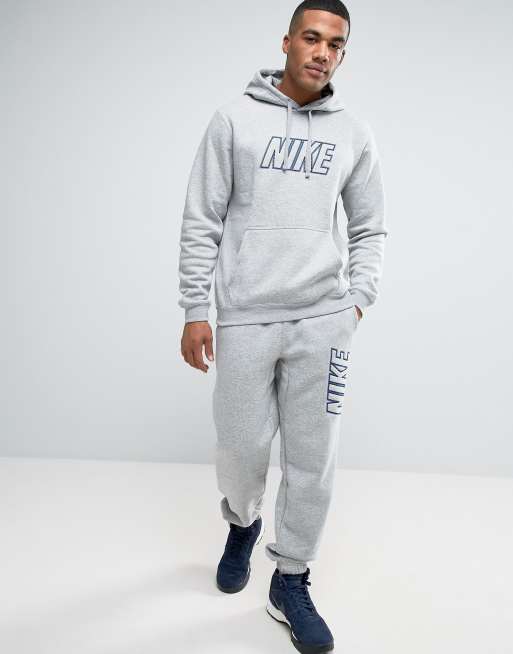 Nike | Nike Tracksuit Set With Large Logo In Grey 804306-063