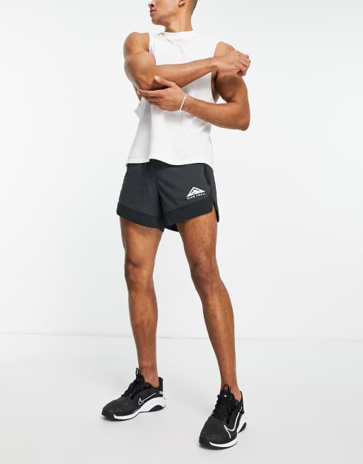 Nike Trail Running Dri FIT Flex Stride 5 inch shorts in grey ASOS