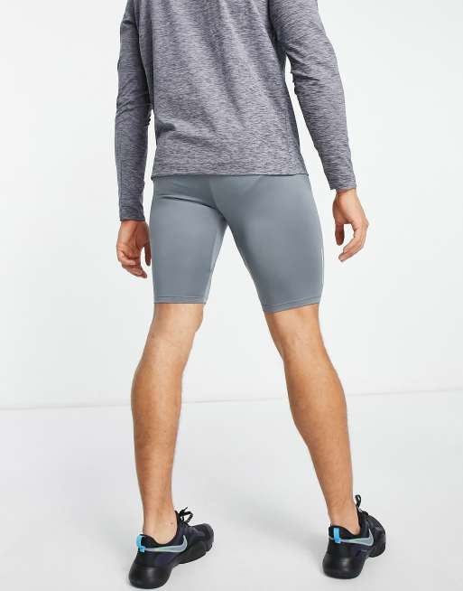 Grey 2024 tights shorts