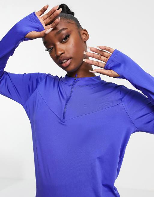 Nike - Trail Running Element - Top midlayer blu