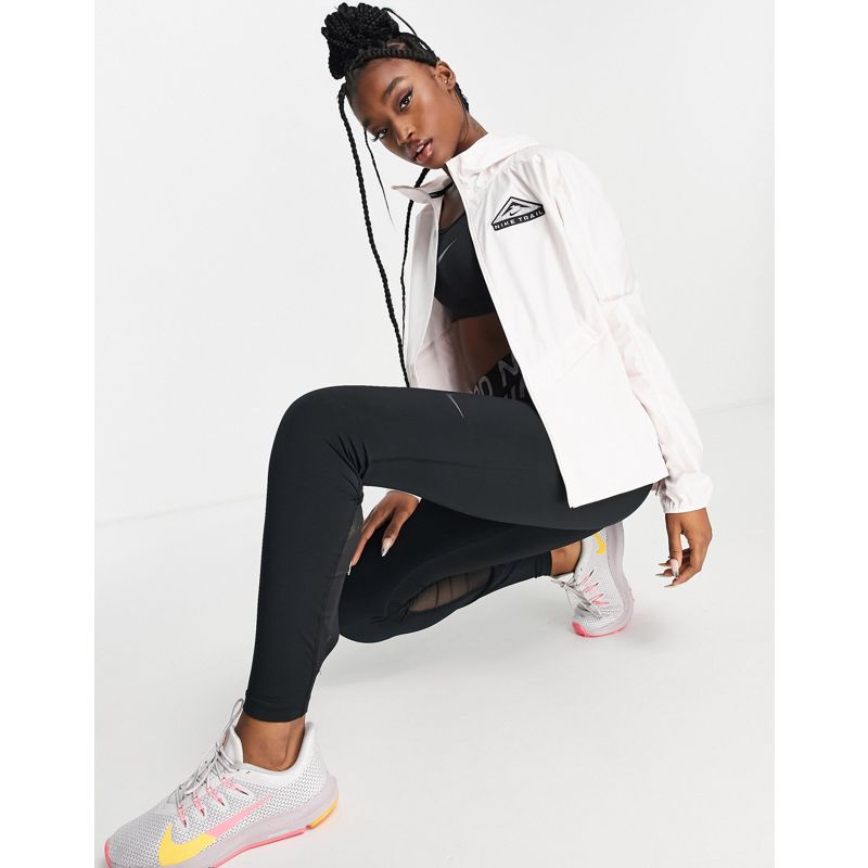 Activewear bATdr Nike - Trail Running - Giacca rosa chiaro con zip