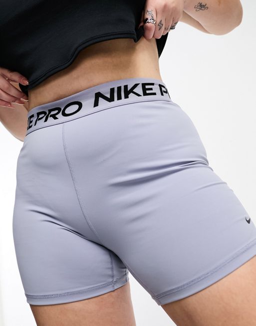 nike girls Train Plus - Pro - Grå shorts