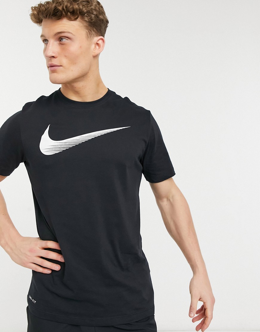 Nike Training 2 year Swoosh t-shirt in black