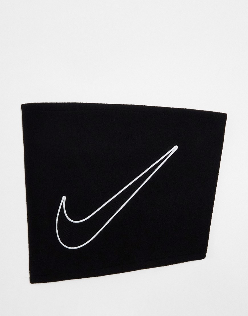 Nike Training 2.0 fleece neck warmer in black