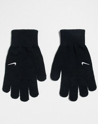 Nike Training 2.0 swoosh knitted gloves in black - ASOS Price Checker