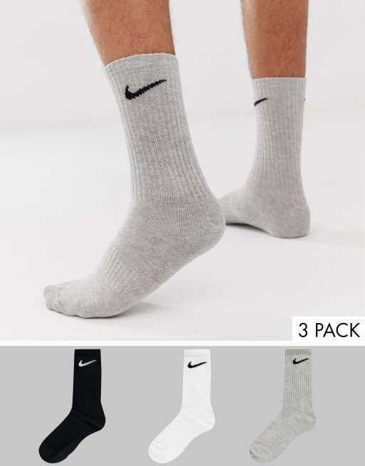 Nike Training 3 pack crew socks in multi | ASOS